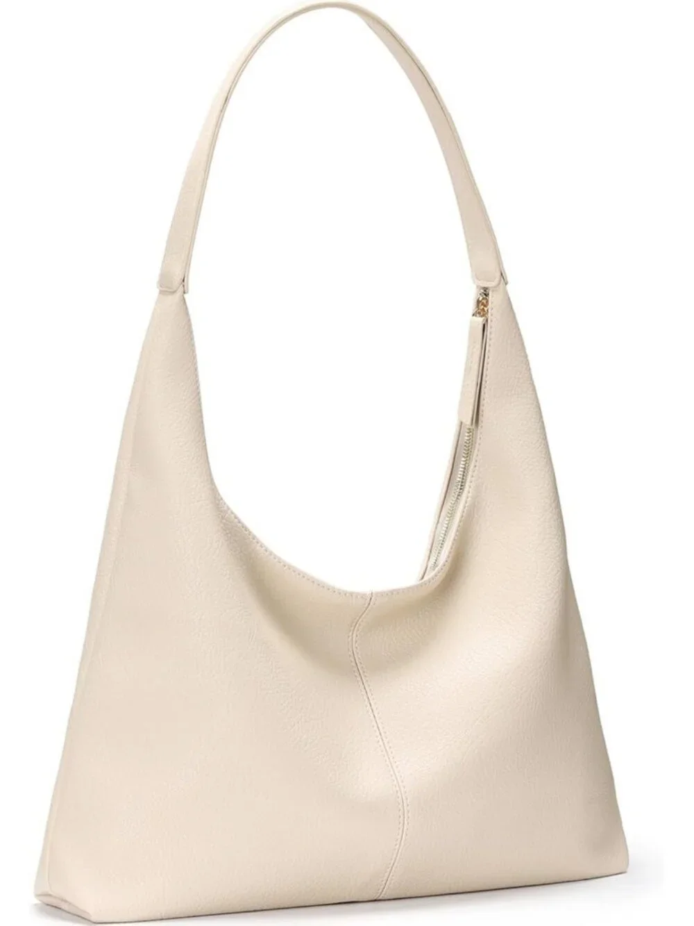Stylish Large Vegan Leather Tote Bag for Women | Casual Slouchy Shoulder Purse